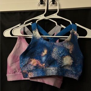 DSG Colorful Sports Bras - L and XL